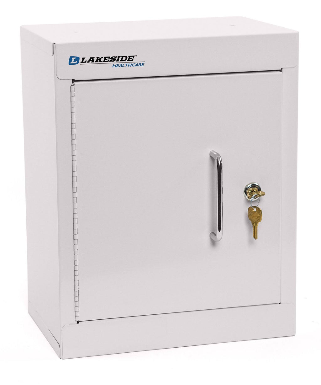 Beige Double Door Locking Cabinet with Adjustable Shelf B1598