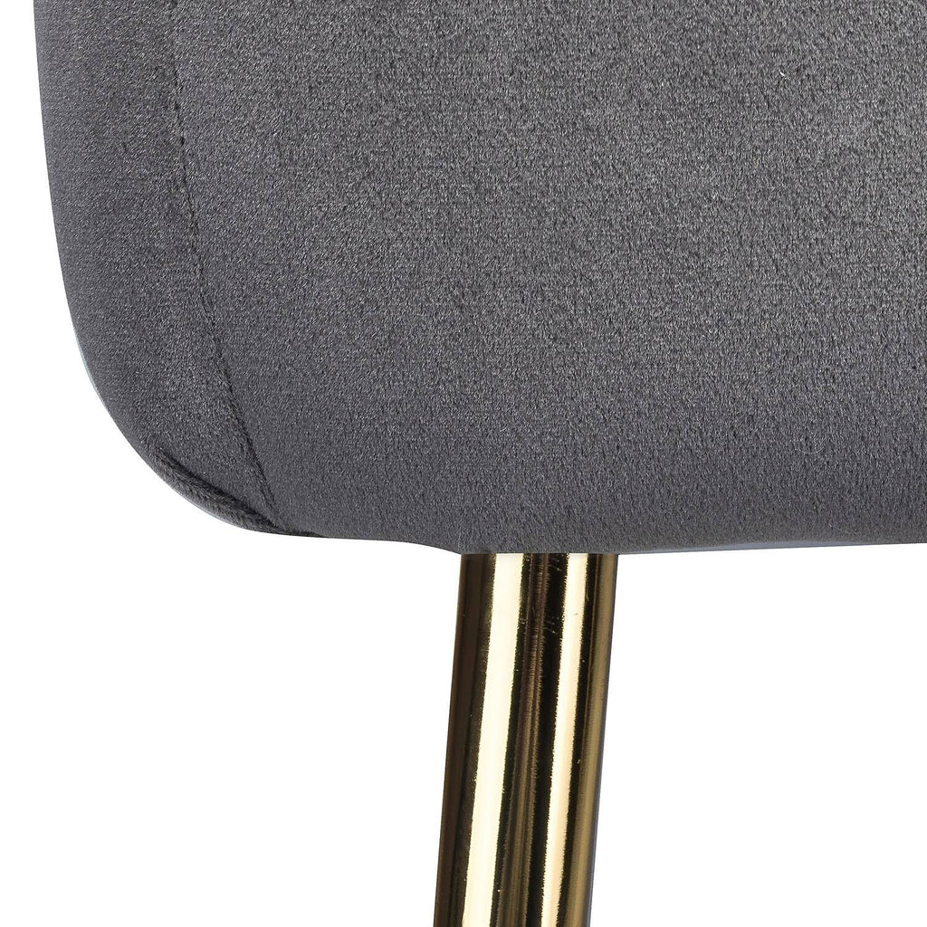 Red Gold Legs Side Chair Set of 2 O20520