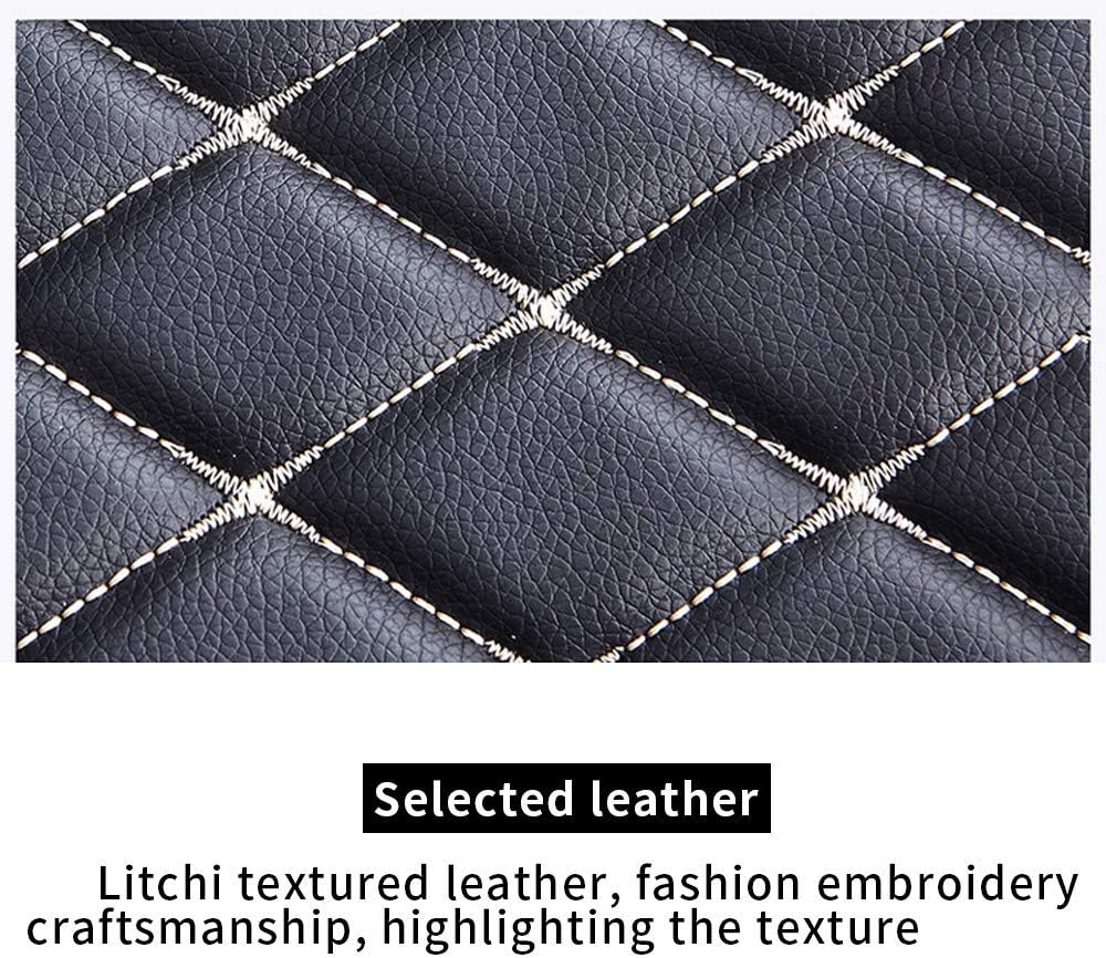 Leather Car Floor Mats Front & Rear Set E19099