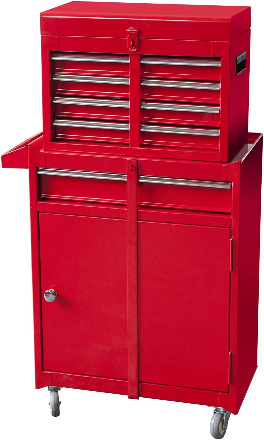 4 Drawer Rolling Tool Chest with Storage Cabinet S940