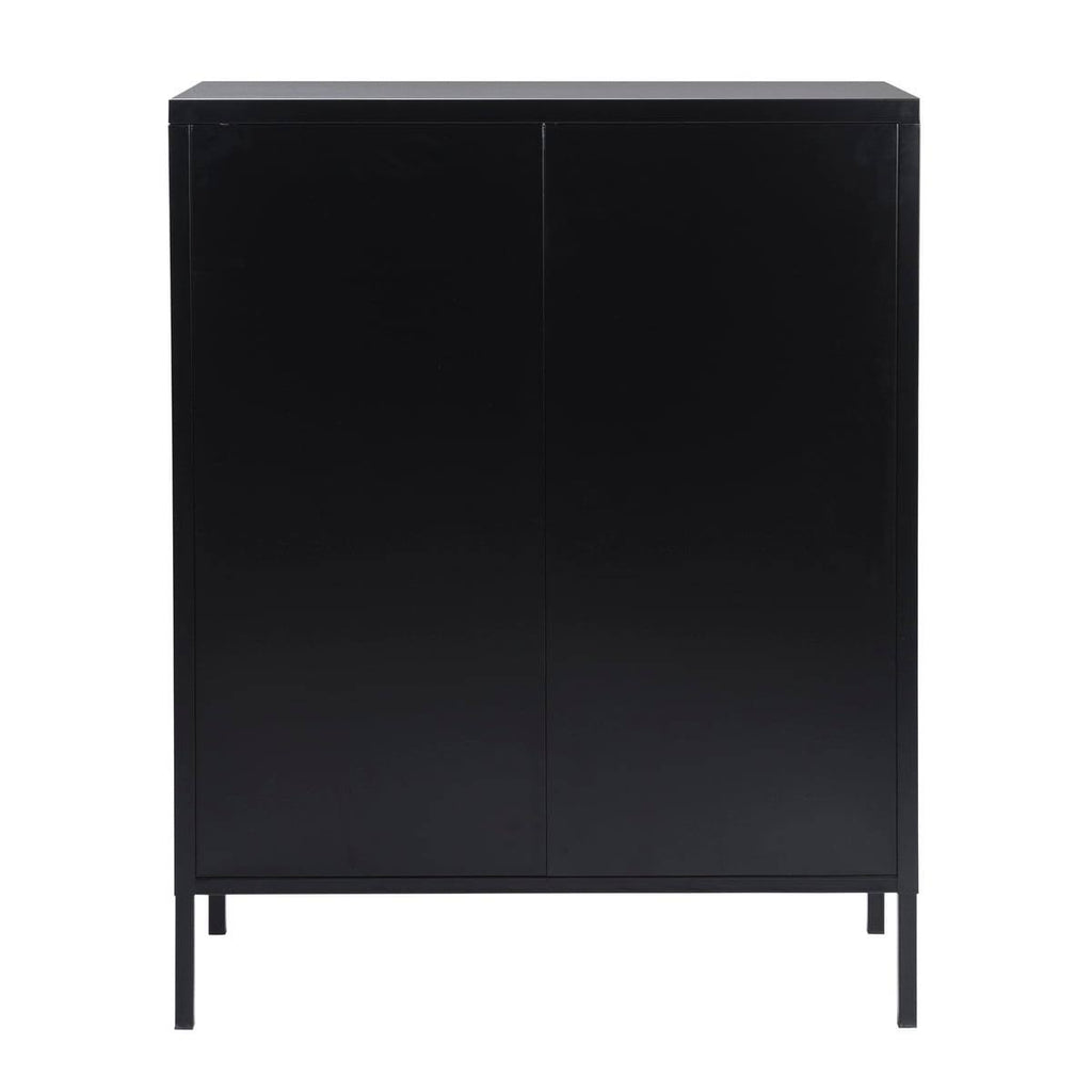 White Metal 2-Door Storage Cabin F85315