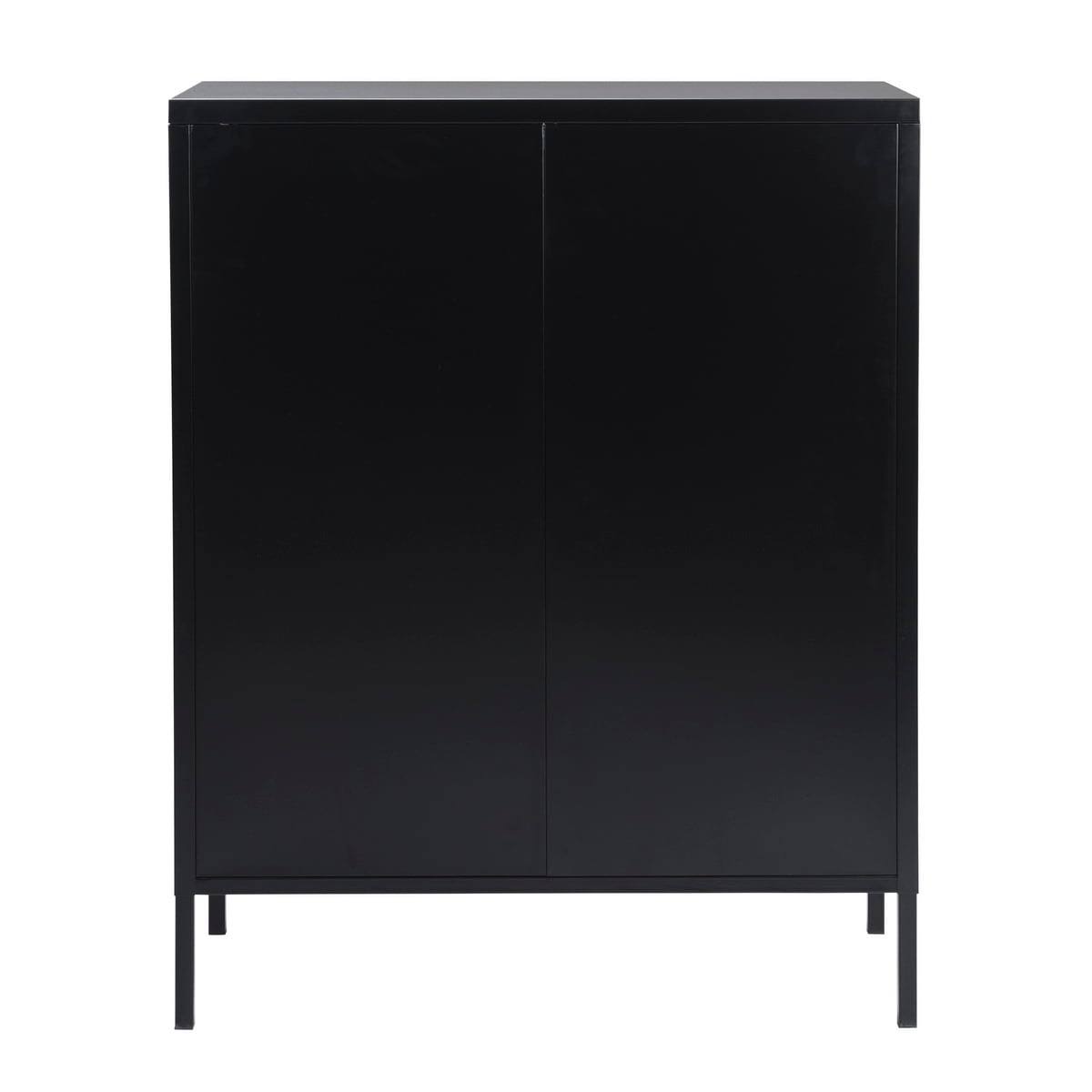 White Metal 2-Door Storage Cabin F85315