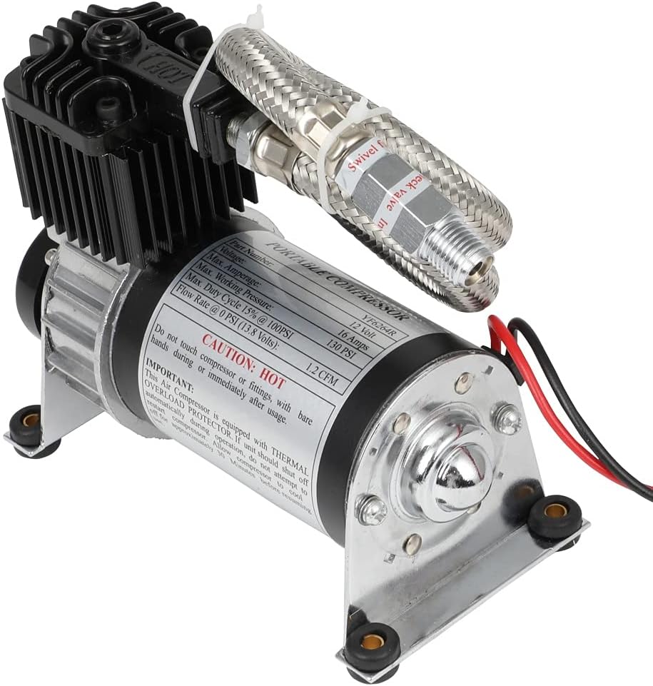 130 PSI Heavy Duty Onboard Air Compressor 12V K8896
