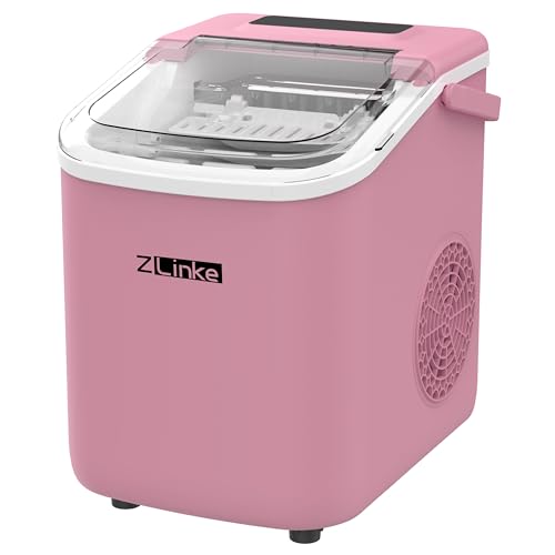 Portable Countertop Ice Maker with Self-Cleaning, Ice Scoop, and Basket L20848