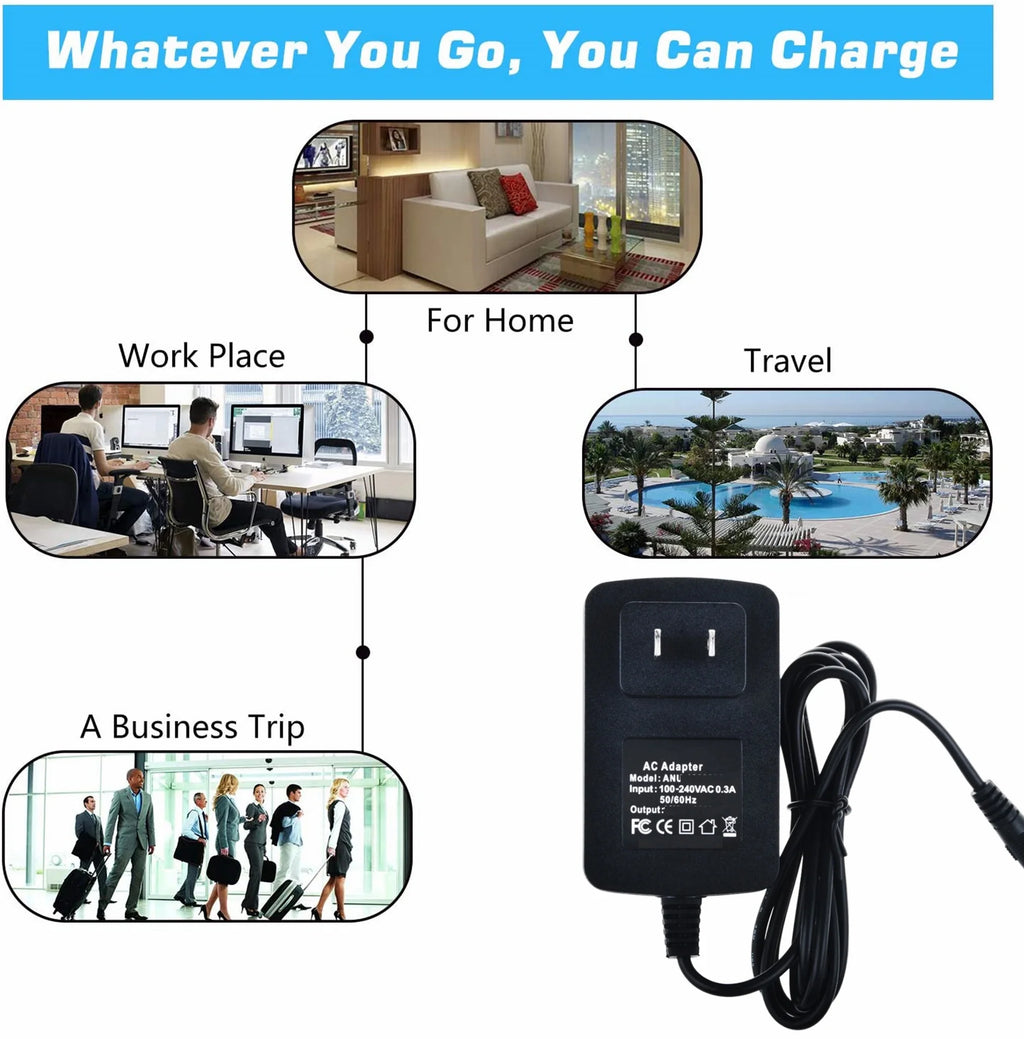 4ft AC-DC Adapter Power Supply Cord Cable Charger P507