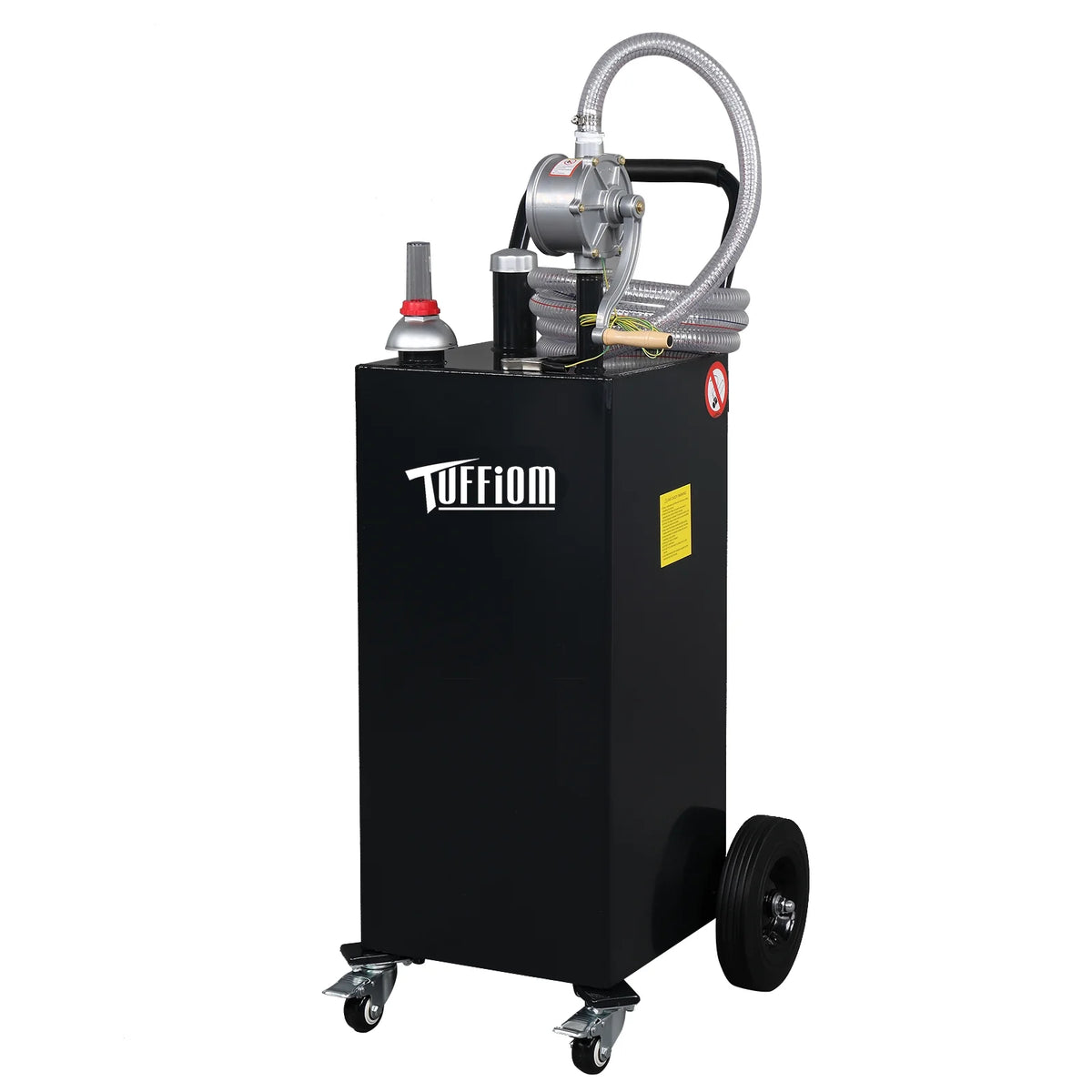 35 Gallon Gas Caddy with Hand Pump & Wheels M584