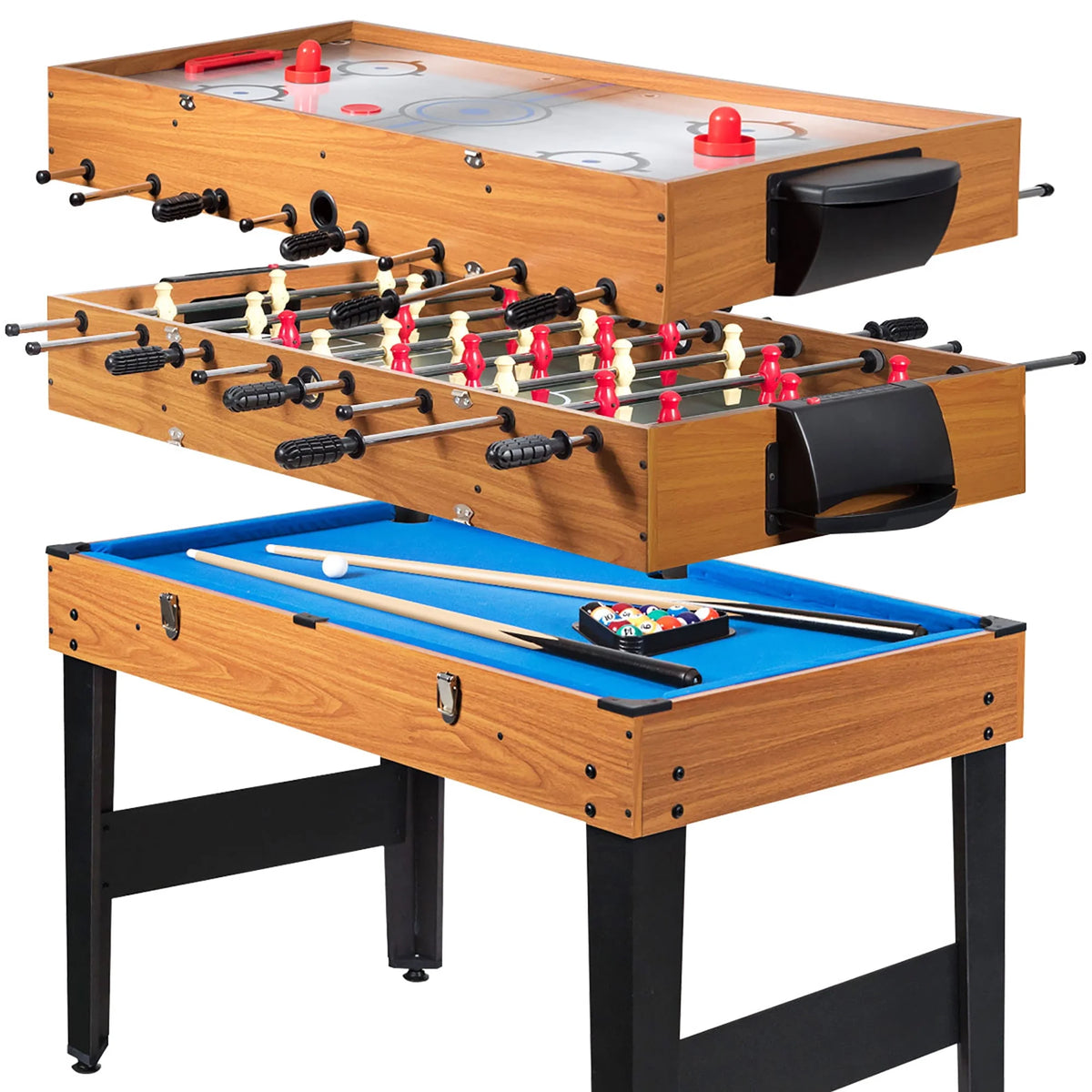 48'' 3-In-1 Multi Combo Game Table L755404