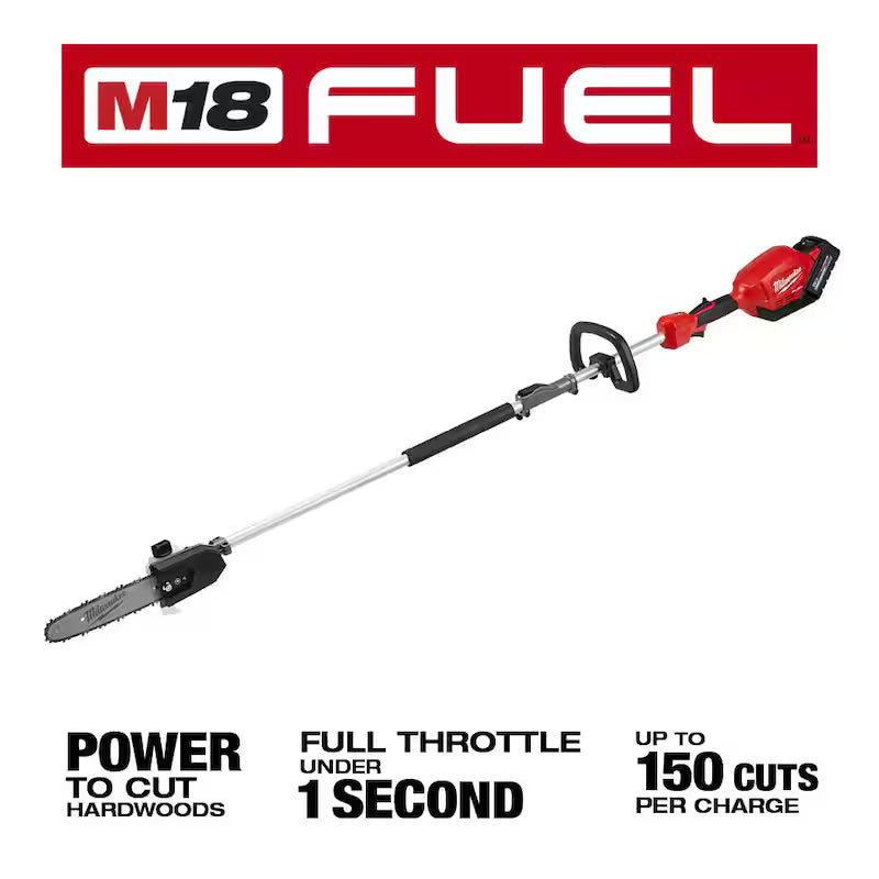 18V Cordless Pole Saw Kit with Hedger Attachment E39696