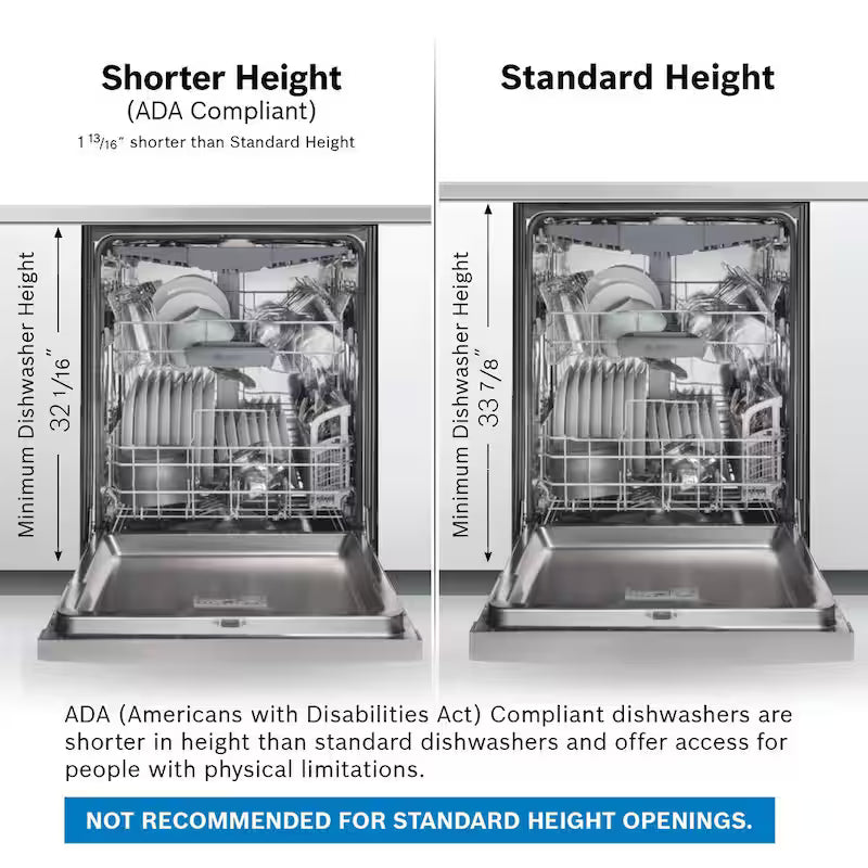 24 in. ADA Compliant Dishwasher with 3rd Rack U5249