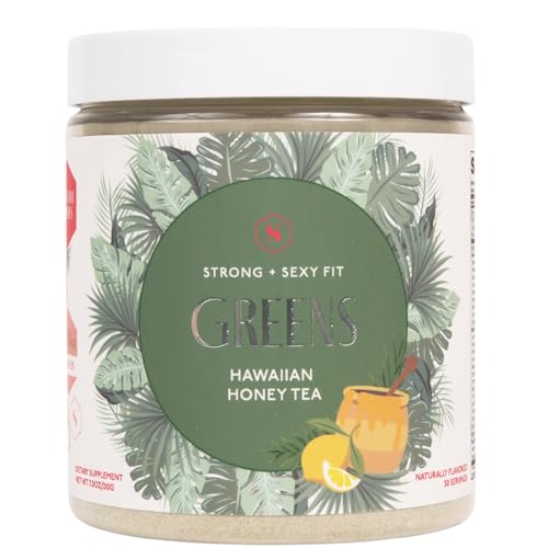 Greens Superfood Powder with Wheat Grass, Digestive Enzyme, Vitamin C W76279