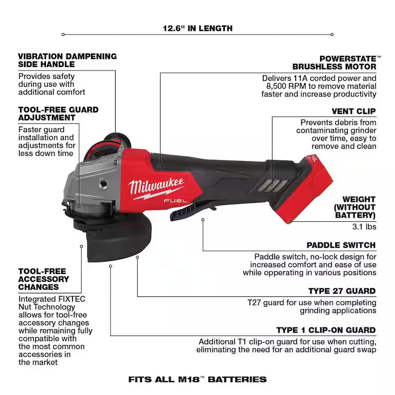 18V Lithium-Ion Brushless Cordless Combo Kit with Two 5.0 Ah Batteries (7-Tool) Q78989