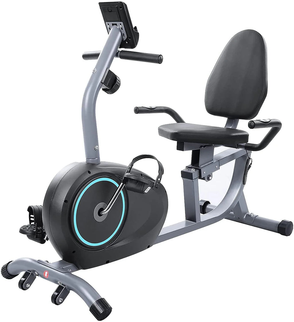 Recumbent Exercise Bike with 8 Levels Adjustable Resistance Y937107