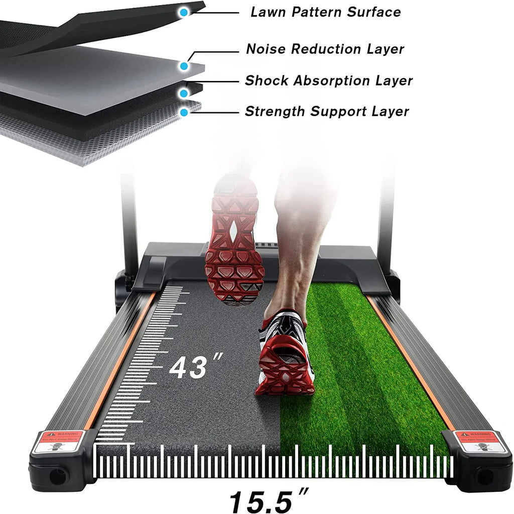 Folding Treadmill with Bluetooth and Incline W18652