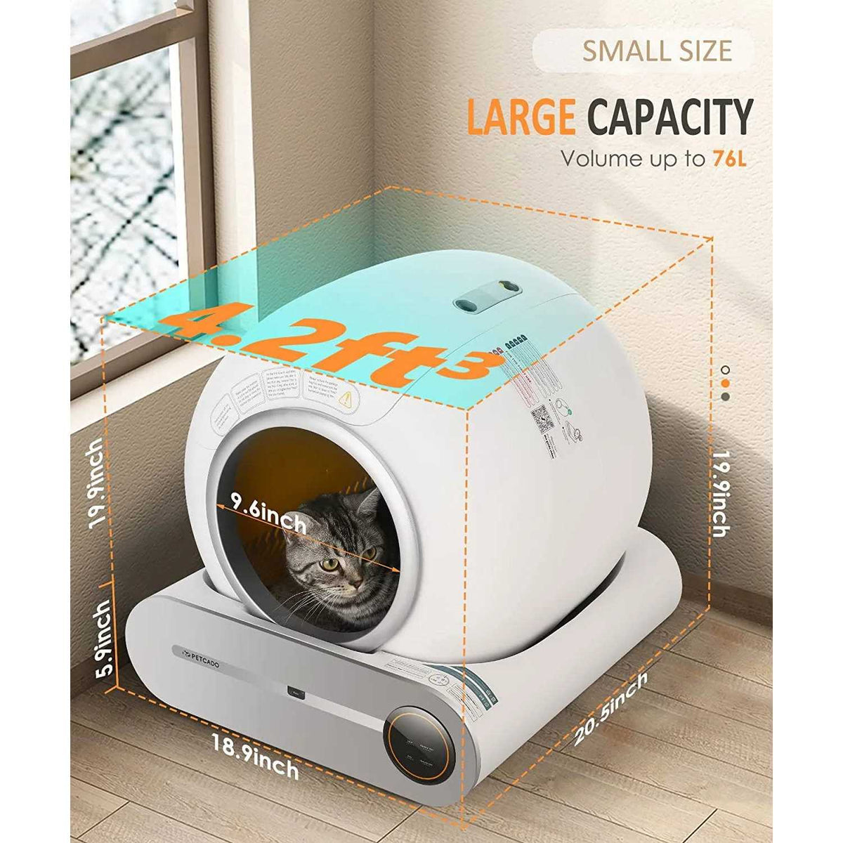 Self-Cleaning Automatic Cat Litter Box with APP Control B91146