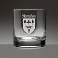 Set of 4 Etched Tumbler Glasses I7395