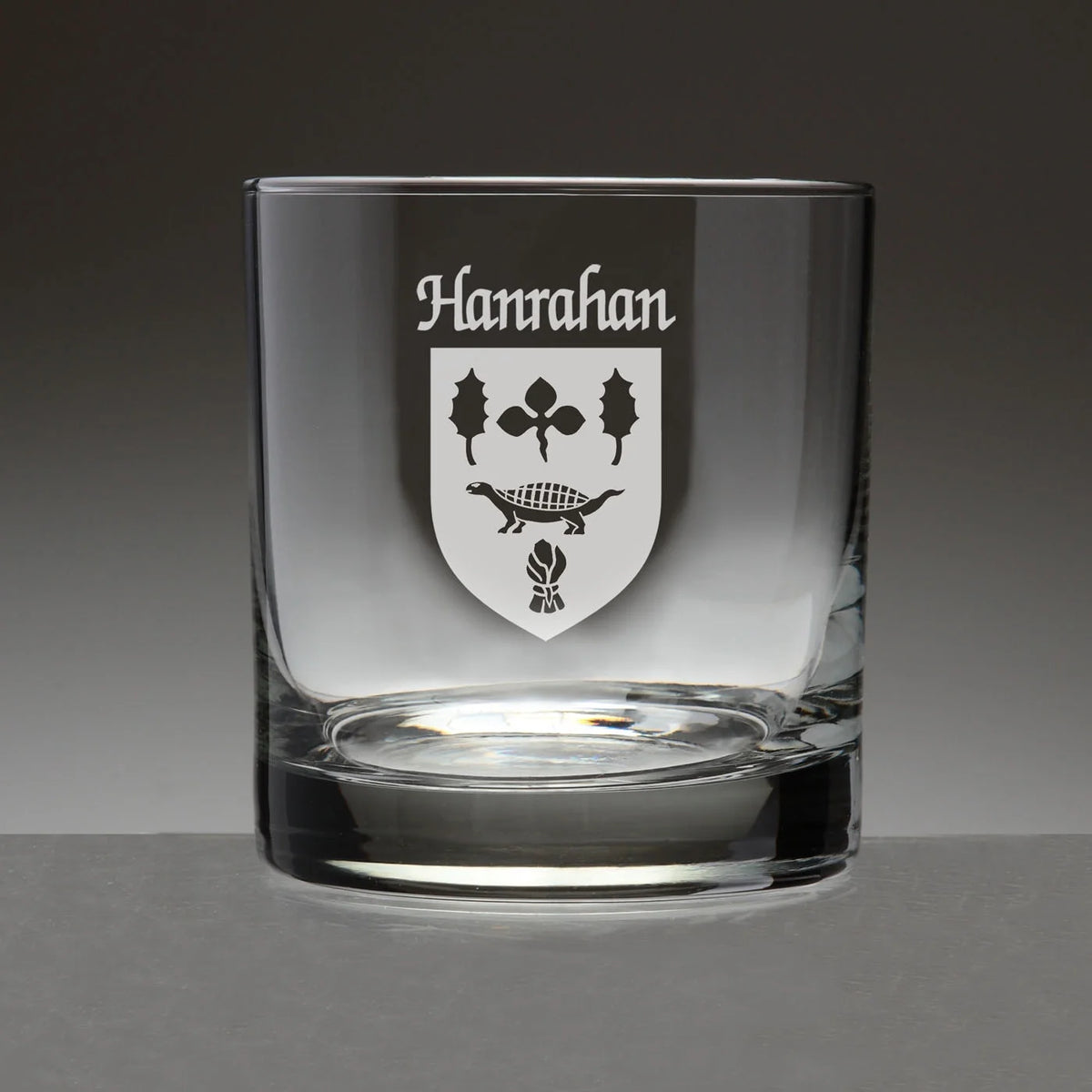 Set of 4 Etched Tumbler Glasses I7395