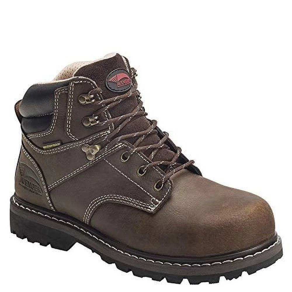 Brown 6-inch Steel Toe Waterproof Work Boots I880