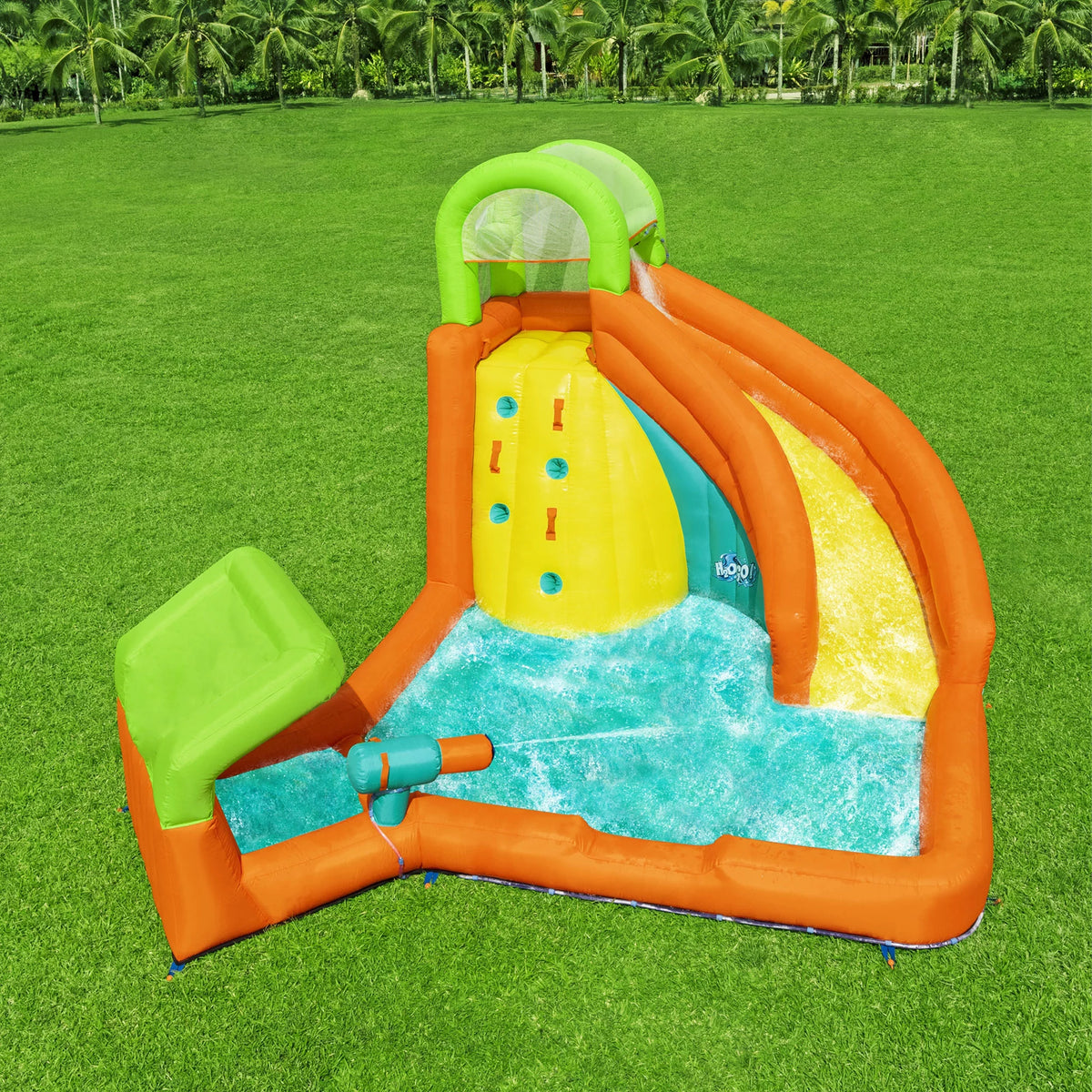 Kids Outdoor Inflatable Water Park with Water Cannon B850