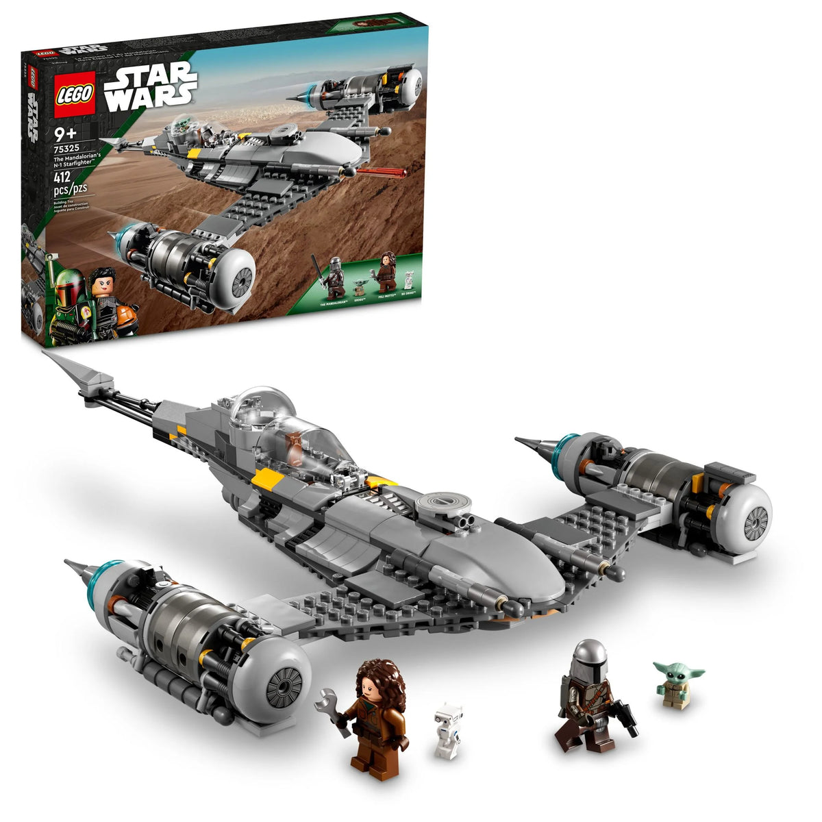 Building Toy with Baby Yoda and Droid Figures Z218
