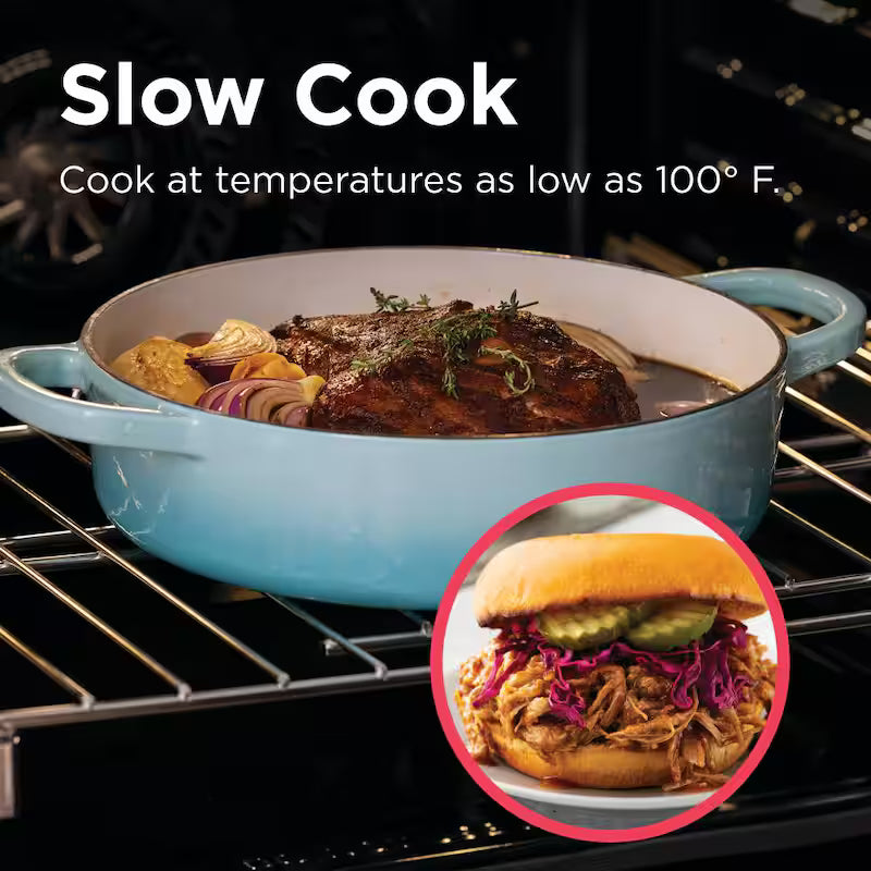 30 in. Double Electric Wall Oven with Convection in Black Stainless Steel Q21226