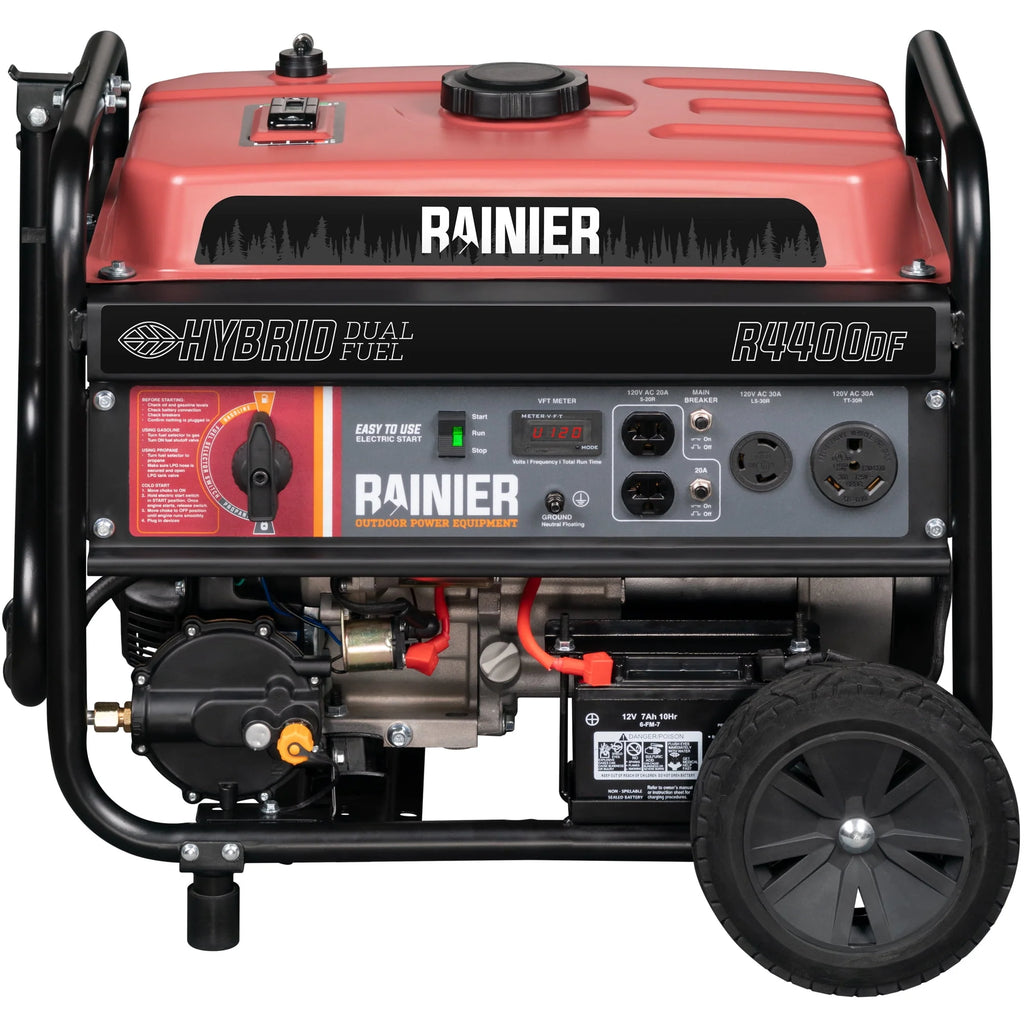 4400 Watt Dual Fuel Portable Generator with Electric Start S810