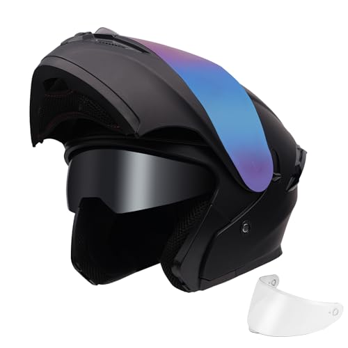 Modular Motorcycle Helmet Dual Visor Flip Up Full Face C993035