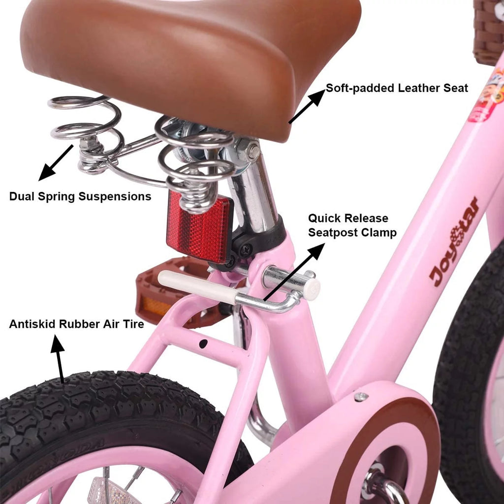 Kids Training Wheel Bike with Basket E587