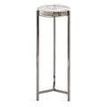 Gray Round Glass Drink Table U755