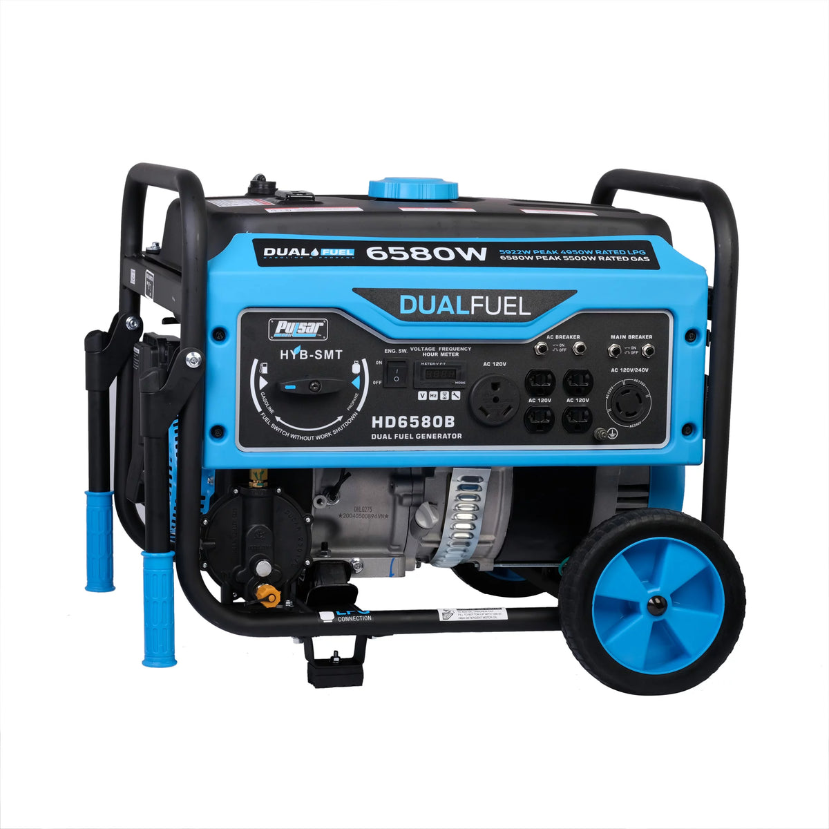 6580-Watt Dual Fuel Portable Generator N676