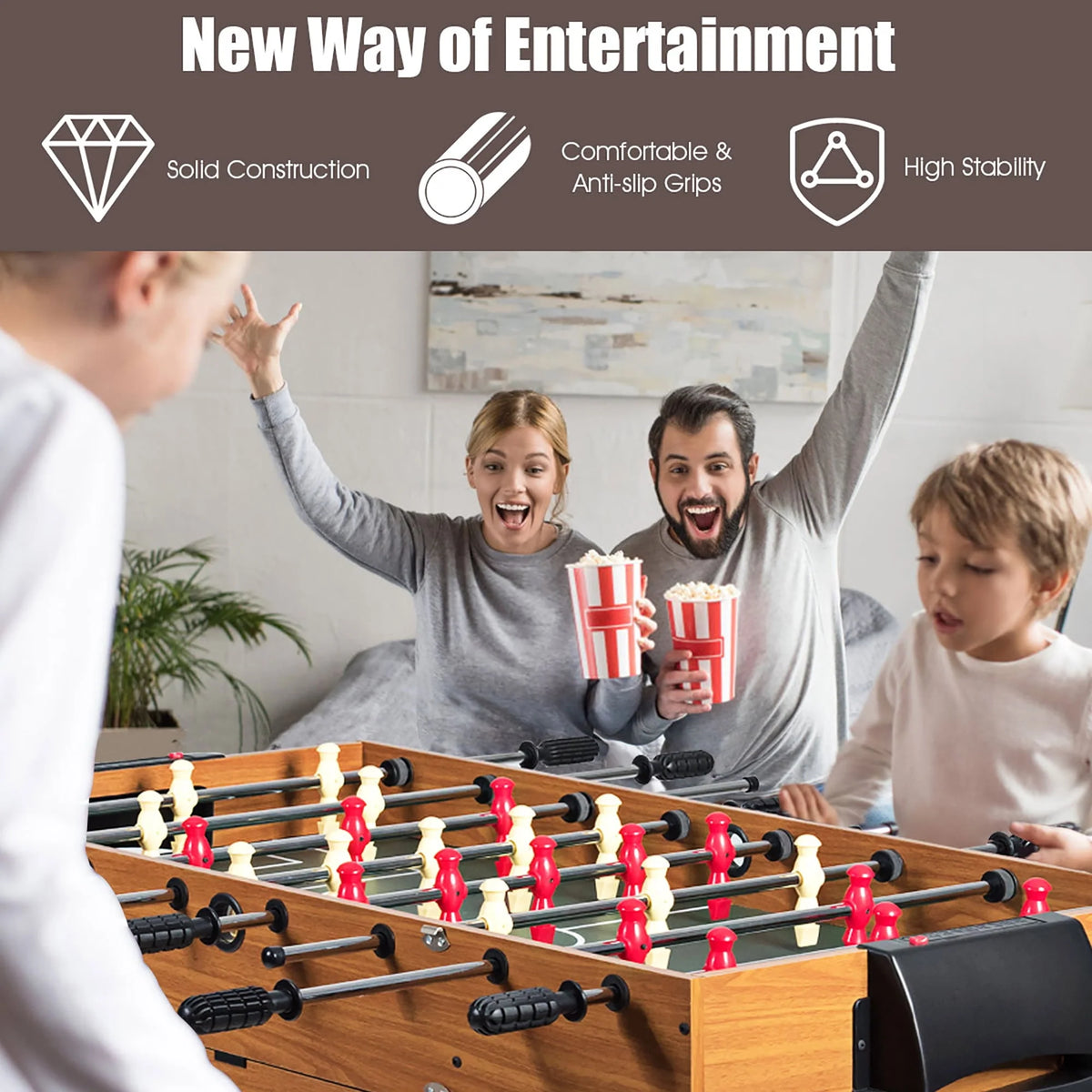 48'' 3-In-1 Multi Combo Game Table L755404