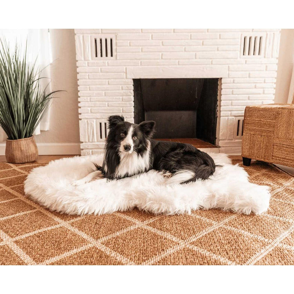Faux Fur Orthopedic Dog Bed M804