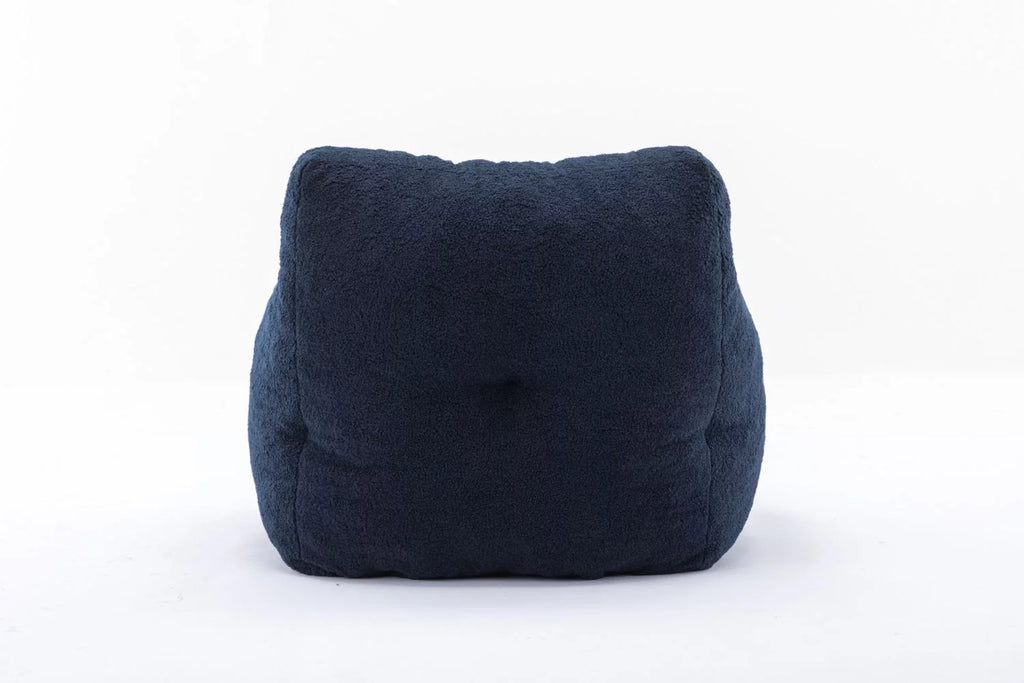 Soft Teddy Fabric Bean Bag Chair 39.4*39.4*27.6 Inches B536315