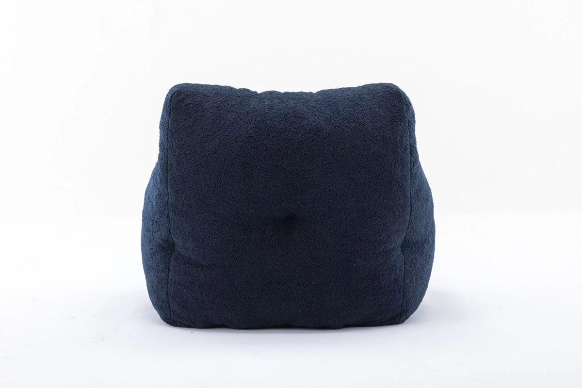 Soft Teddy Fabric Bean Bag Chair 39.4*39.4*27.6 Inches B536315