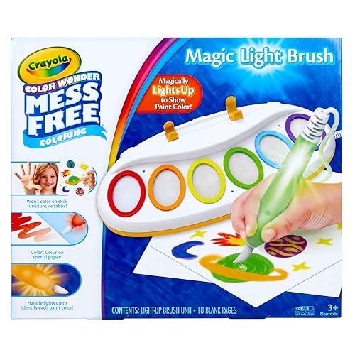 Color Wonder Magic Light Brush Mess Free Painting Station P74512