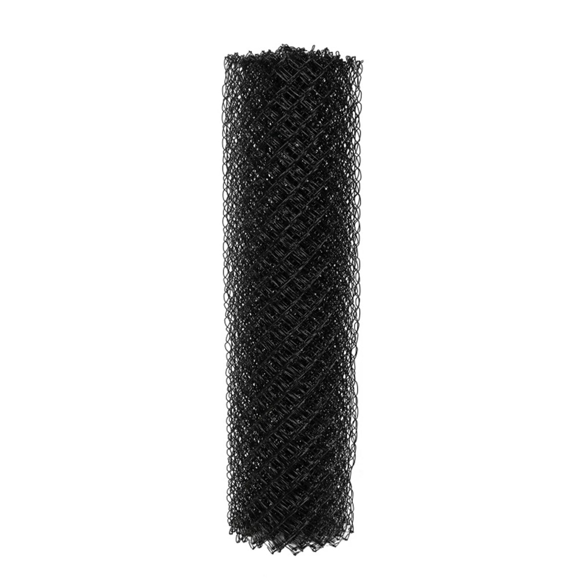 Black PVC Coated Chain Link Steel Fence 5X50 ft T5154