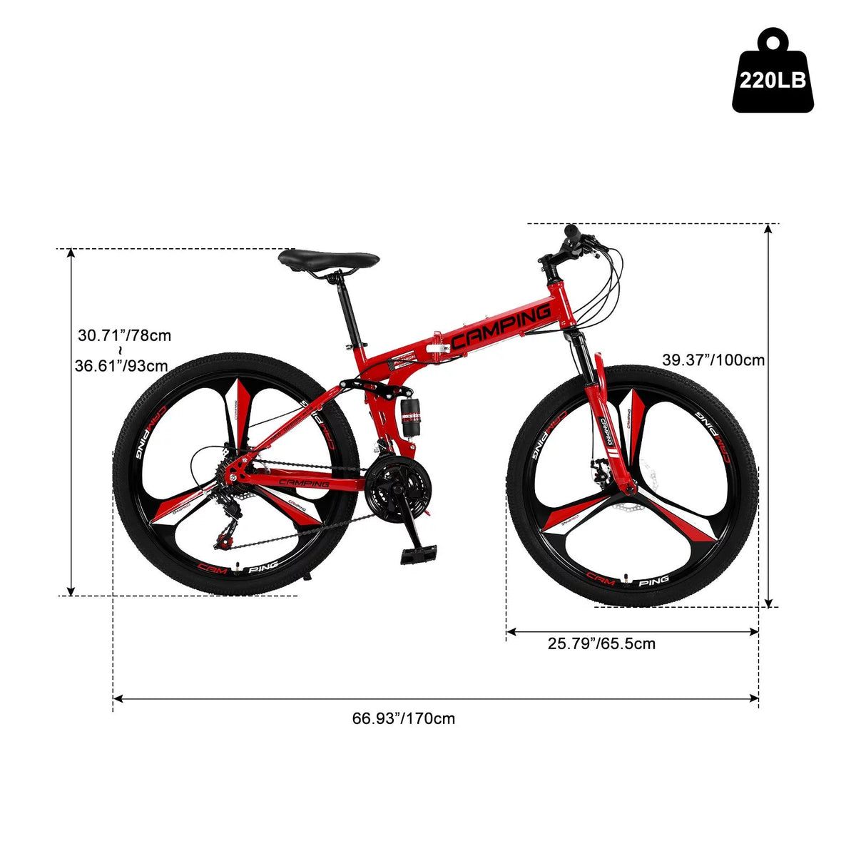 26 Disc Brake 21 Speed Mountain Bike G3291
