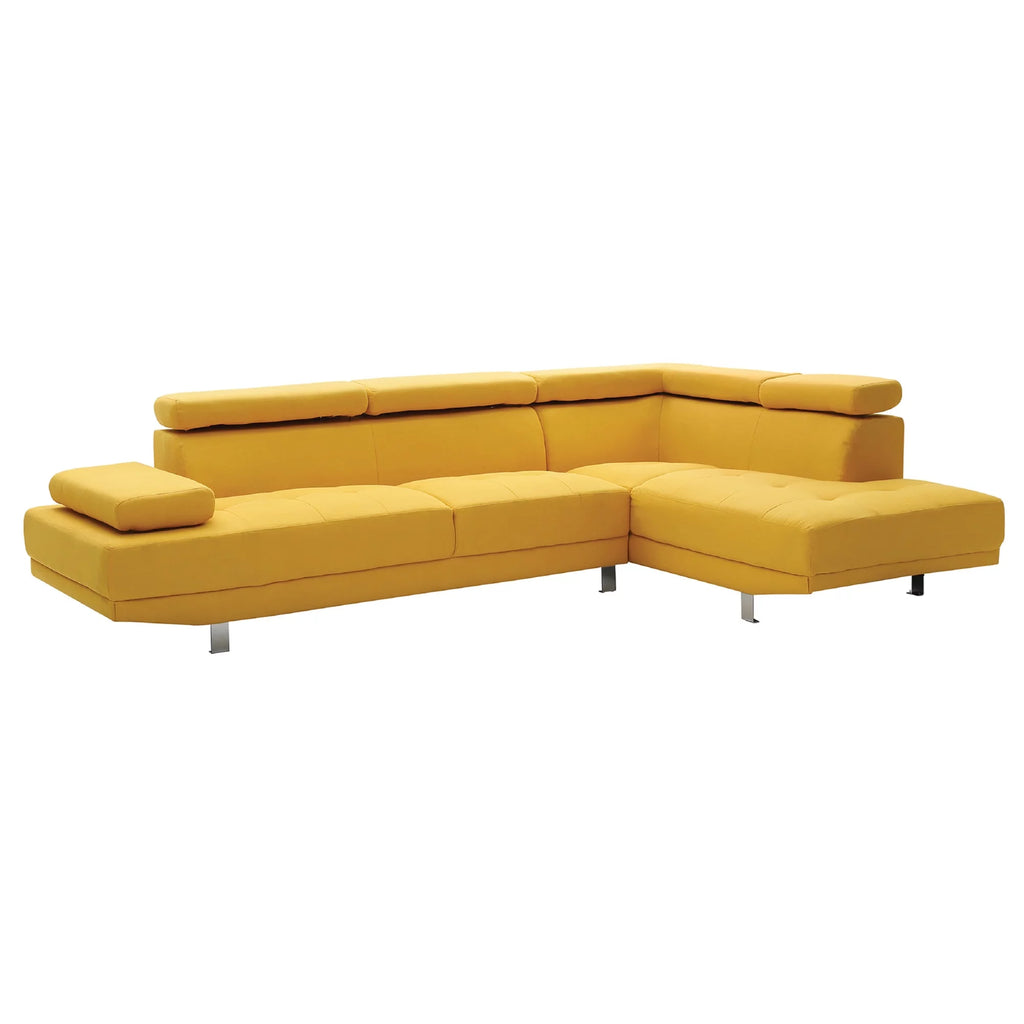 Yellow L Shape Sectional Sofa O3466