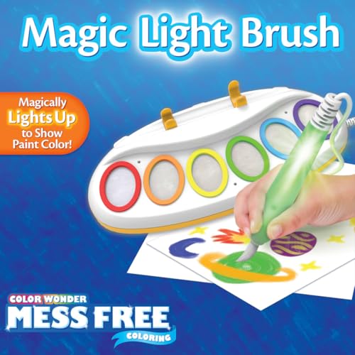 Color Wonder Magic Light Brush Mess Free Painting Station P74512