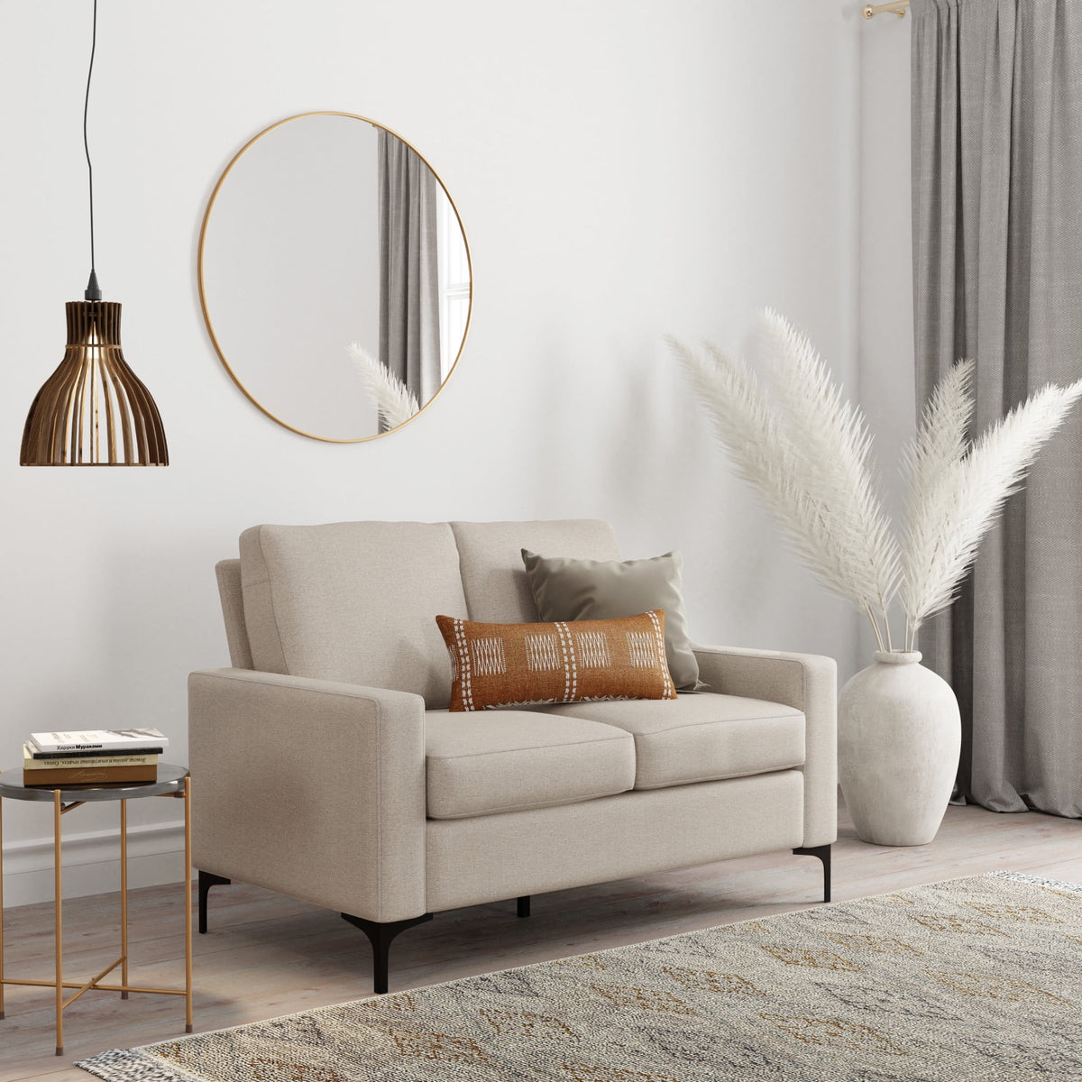 Upholstered Loveseat J749