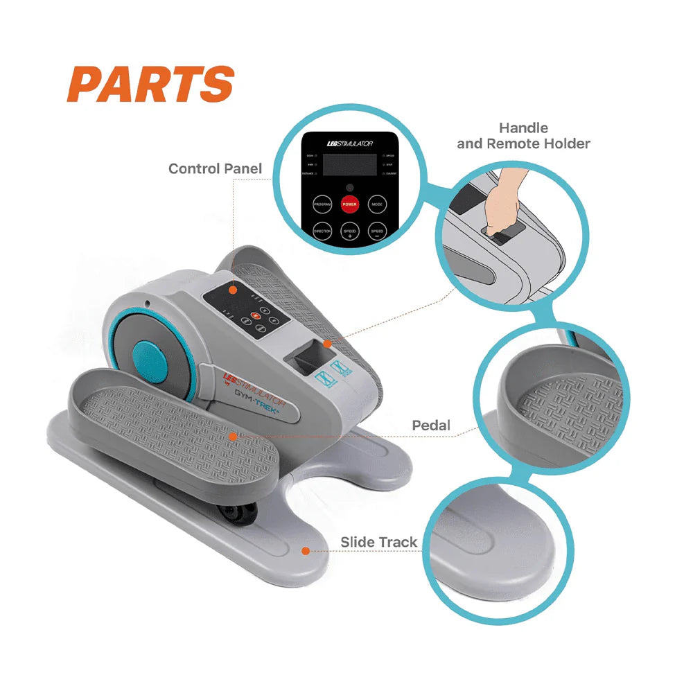 Seated Under Desk Elliptical Machine with Remote Control U95836