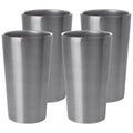 4 Piece Double Wall Stainless Steel Tumbler Set E31028