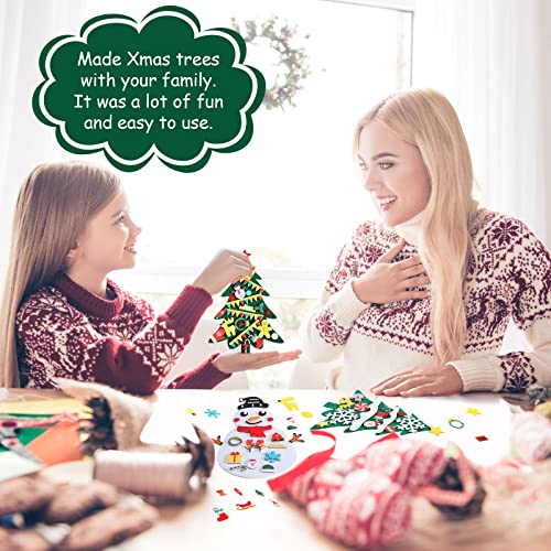 Felt Christmas Tree and Ornaments Craft Decorations (36) S289755