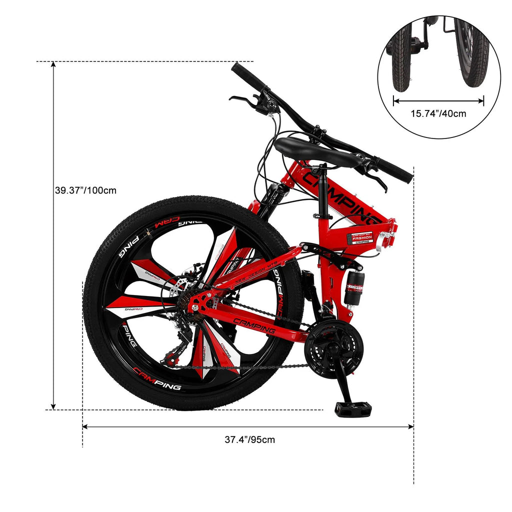 26 Disc Brake 21 Speed Mountain Bike G3291