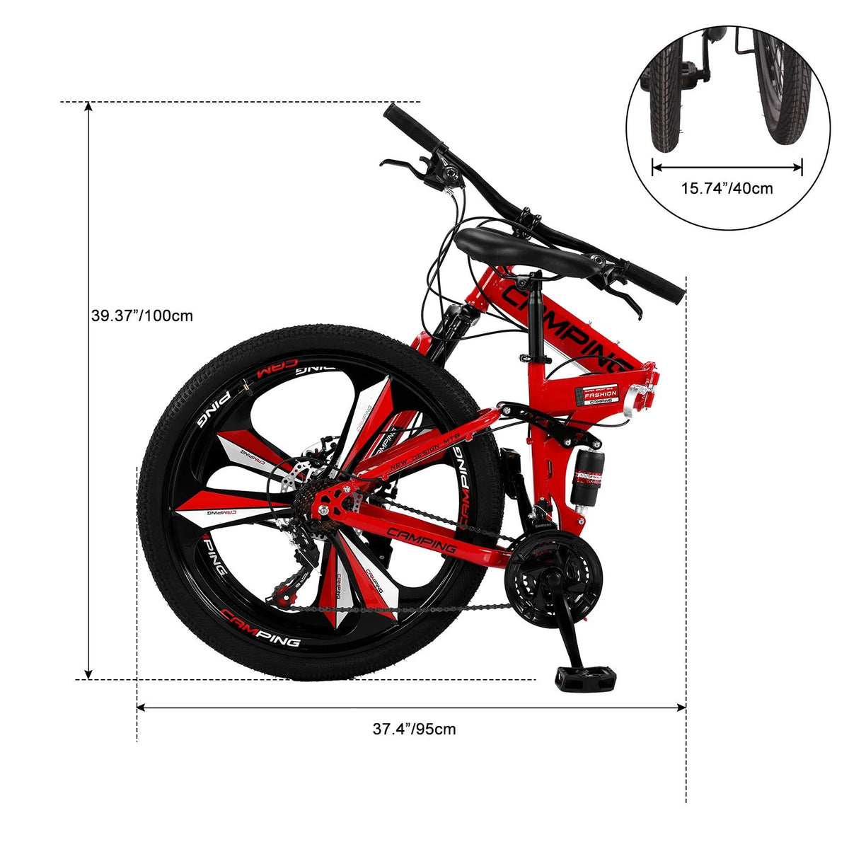 26 Disc Brake 21 Speed Mountain Bike G3291
