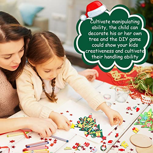 Felt Christmas Tree and Ornaments Craft Decorations (36) S289755