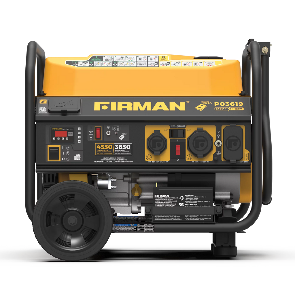 4550/3650 Watt Gas Portable Generator with Wheel Kit Q666