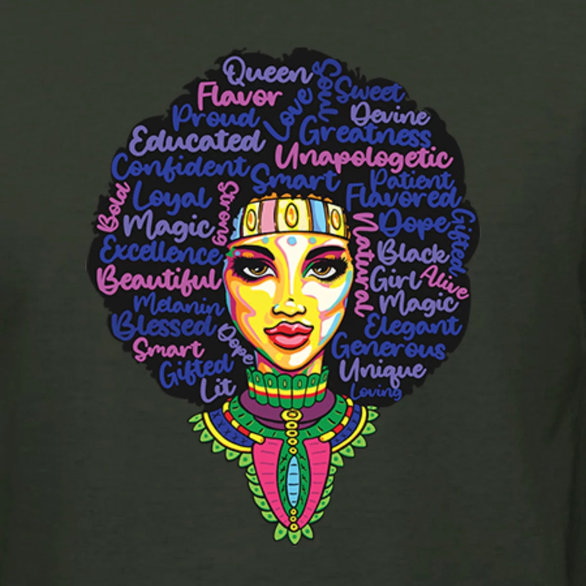 Forest Green X-Large Tri Blend T-Shirt B37094