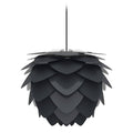 16" Pendant in Anthracite Grey Black / Black D96632