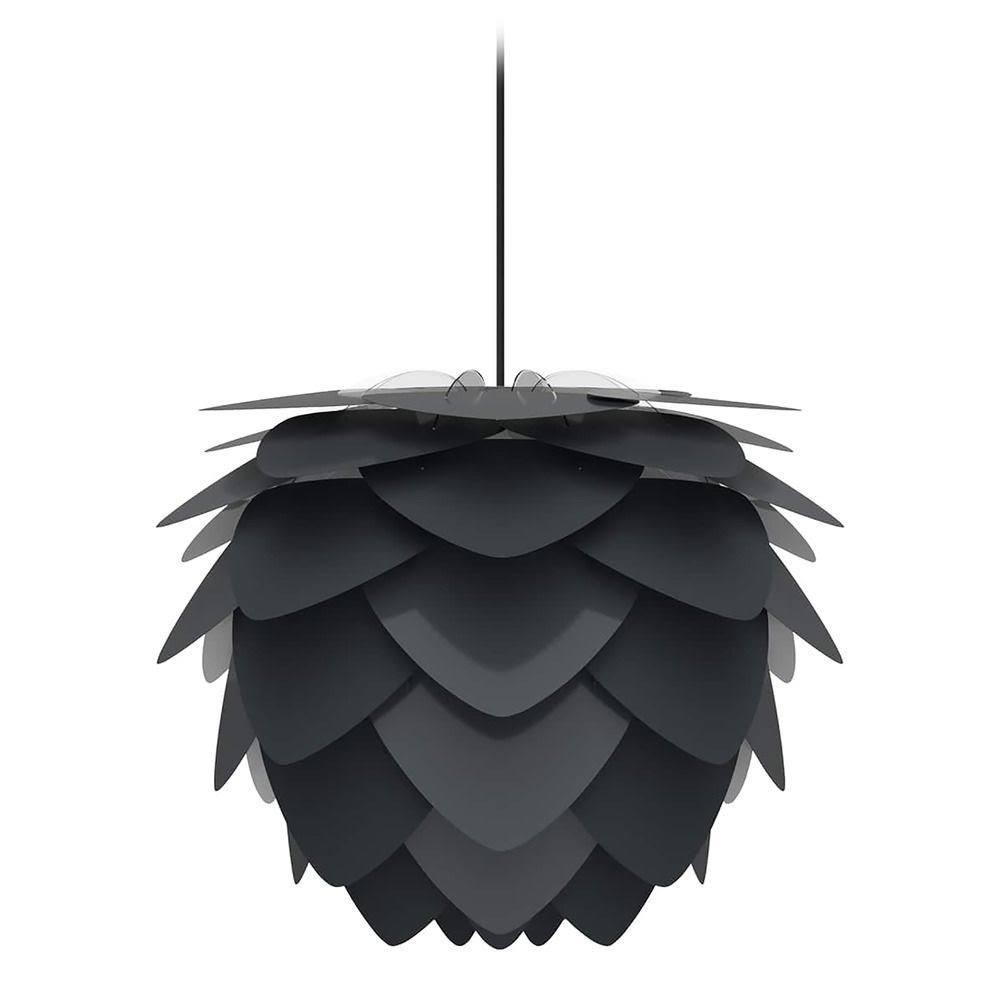 16" Pendant in Anthracite Grey Black / Black D96632