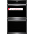 30 in. Double Electric Wall Oven with Convection in Black Stainless Steel Q21226